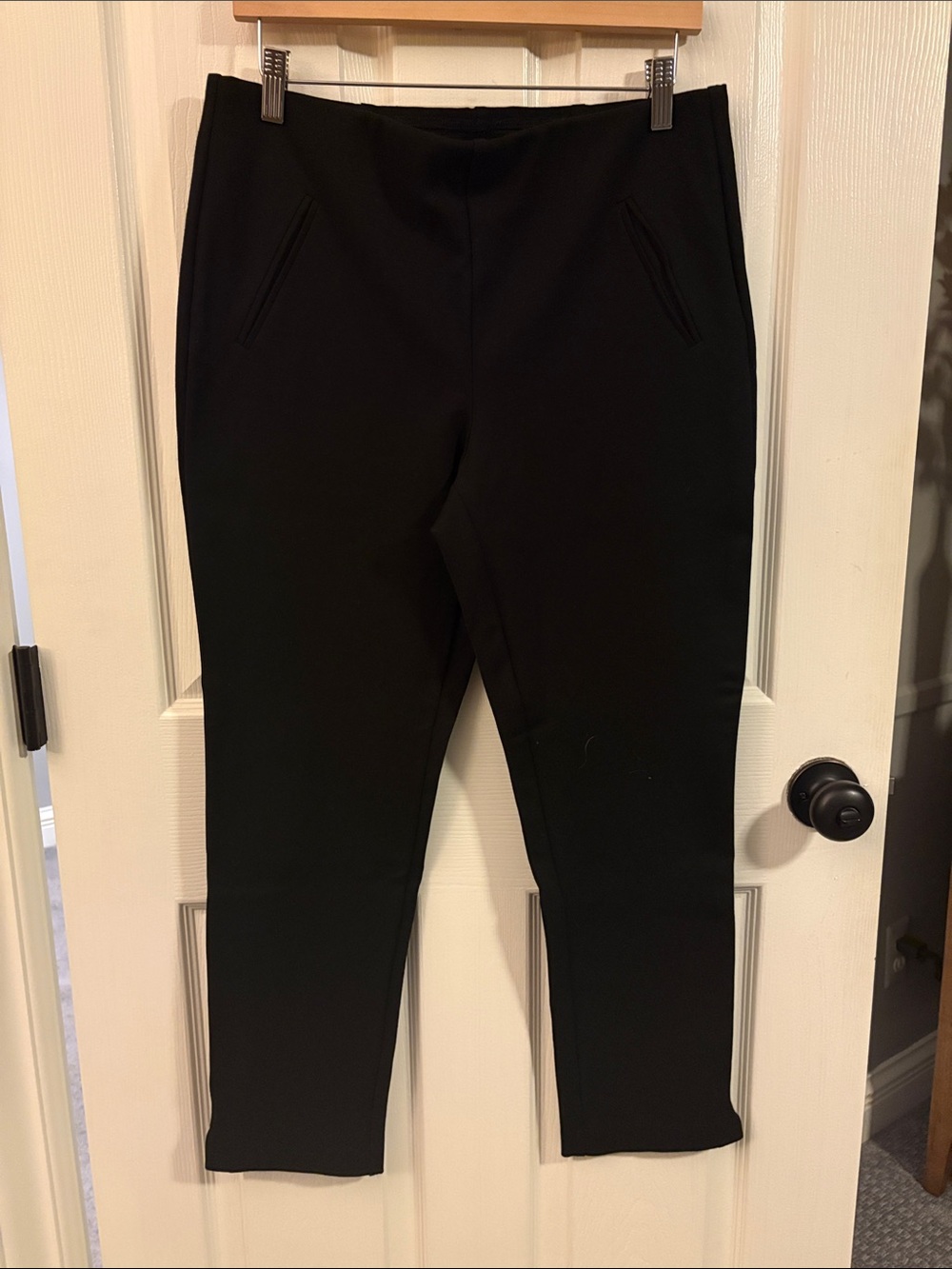 Chico's Black Ponte Ankle Pants
